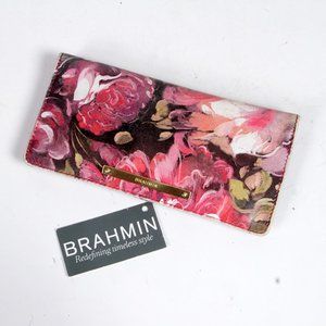 new Brahmin Pink Hemingway Ady leather wallet